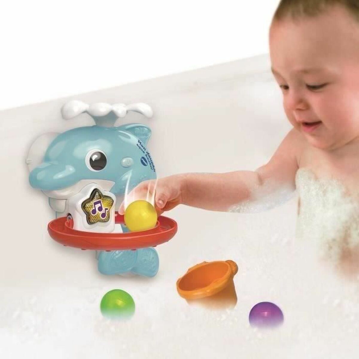 Didaktična igrača Vtech Baby Coffret de Bain empilo rigo l´eu (FR)